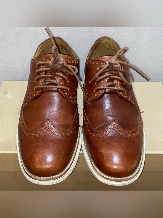 COLE HAAN Lunagrand Wing Tip Woodbury Size 10.5 Dress Shoes In Box main image 7